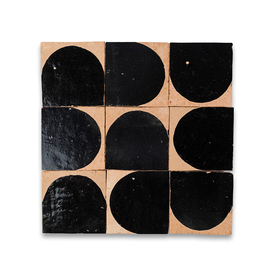 Black Arch Terracotta Zellige - Image 7