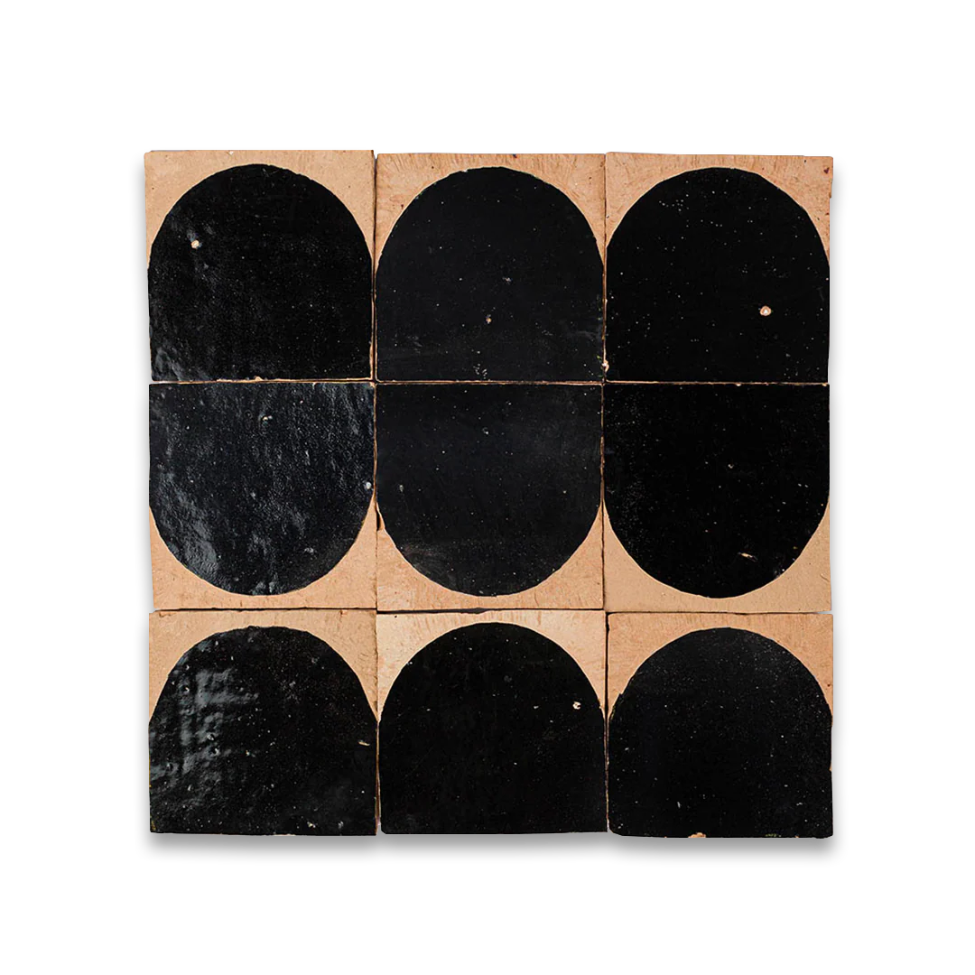 Black Arch Terracotta Zellige - Image 8
