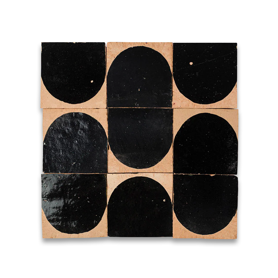 Black Arch Terracotta Zellige - Image 9