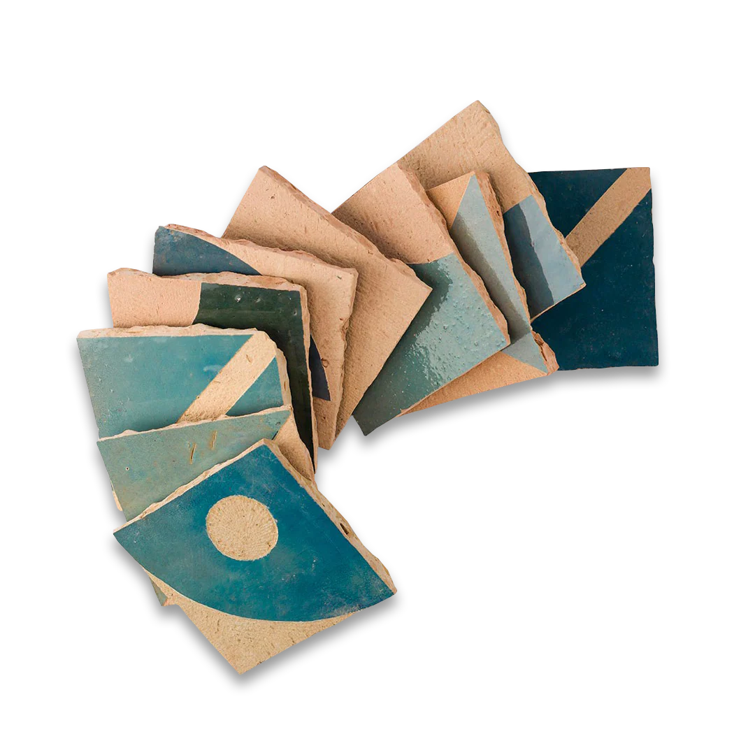 Blue Jean Patterned Zellige - Image 3