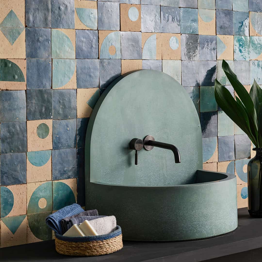Blue Jean Patterned Zellige - Image 4
