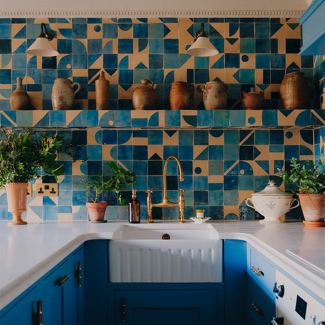 Blue Jean Patterned Zellige - Image 5