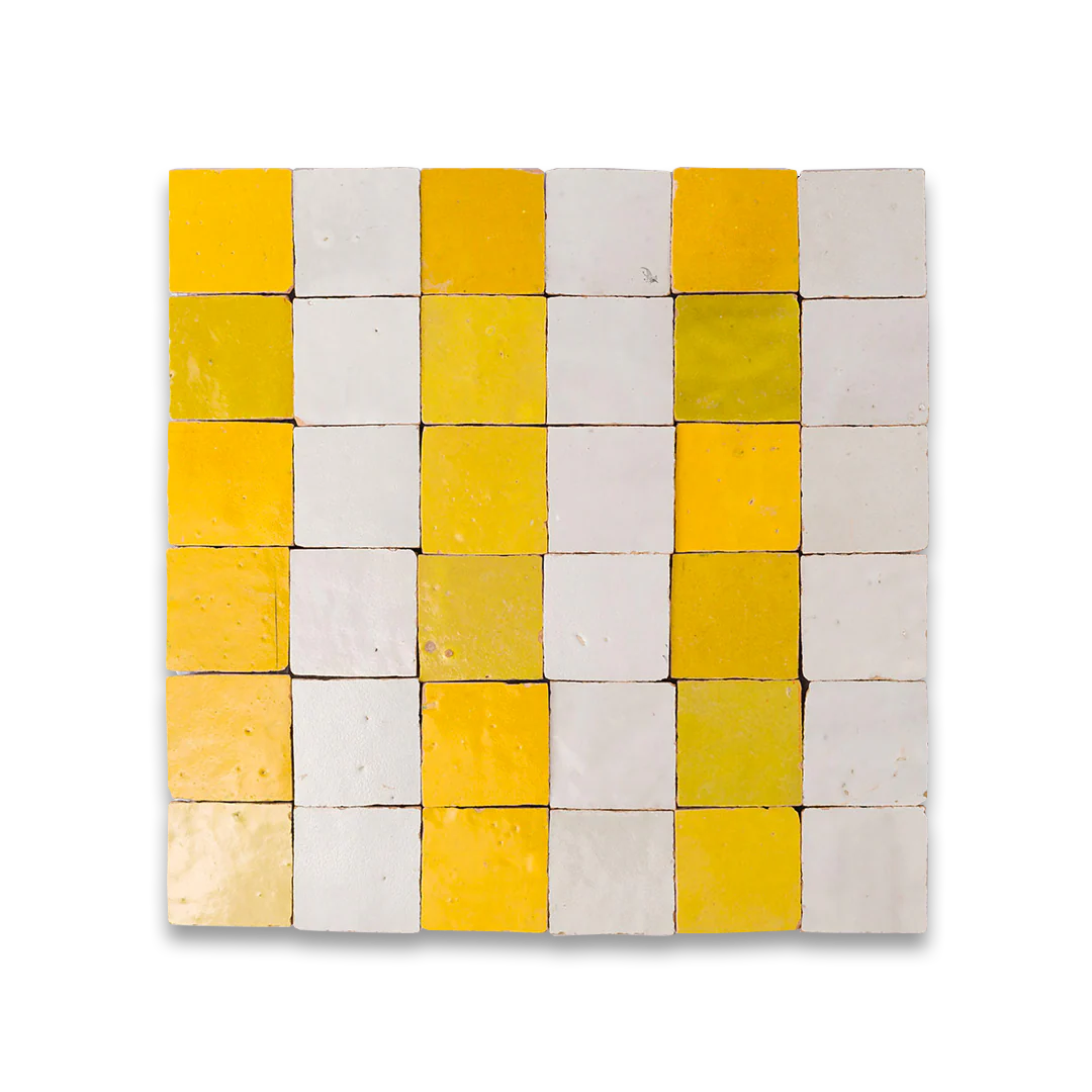 Citron Stripes Zellige