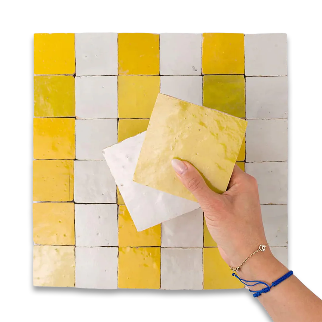 Citron Stripes Zellige - Image 4