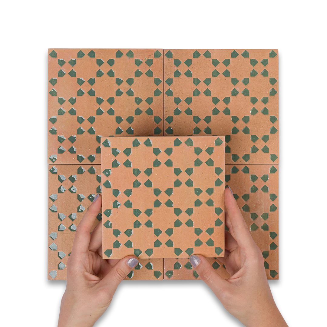 Desert Clay - Forest Green Mosaic - Image 5