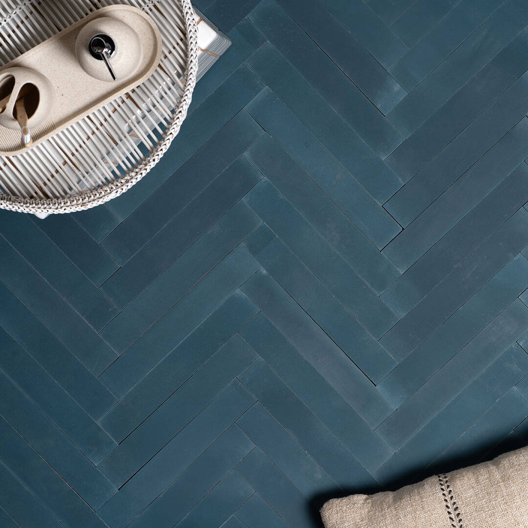 Navy Blue Herringbone - Image 2