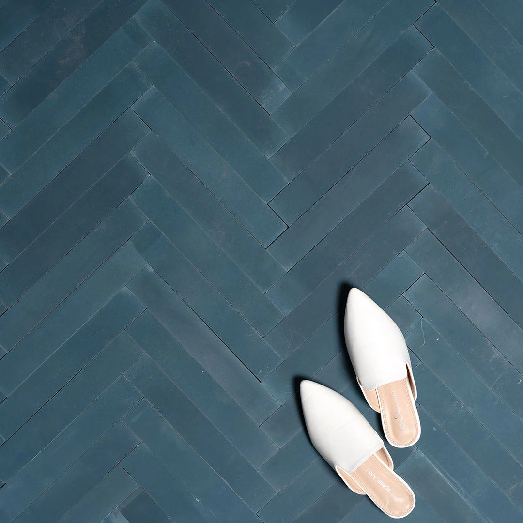 Navy Blue Herringbone - Image 3