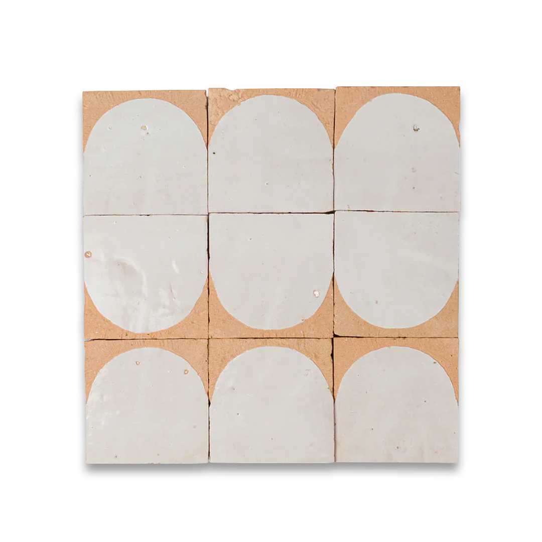White Arch Terracotta Zellige - Image 10