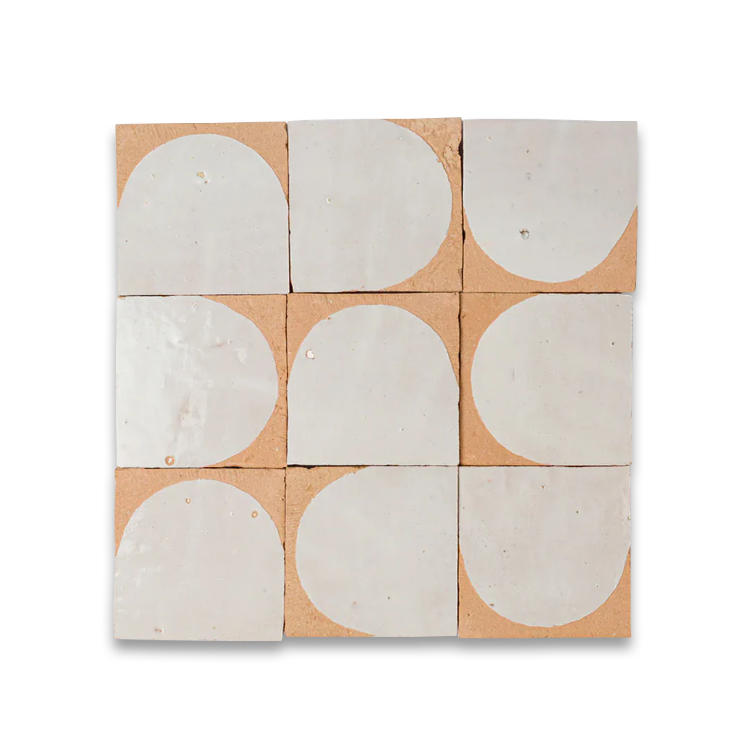 White Arch Terracotta Zellige - Image 9