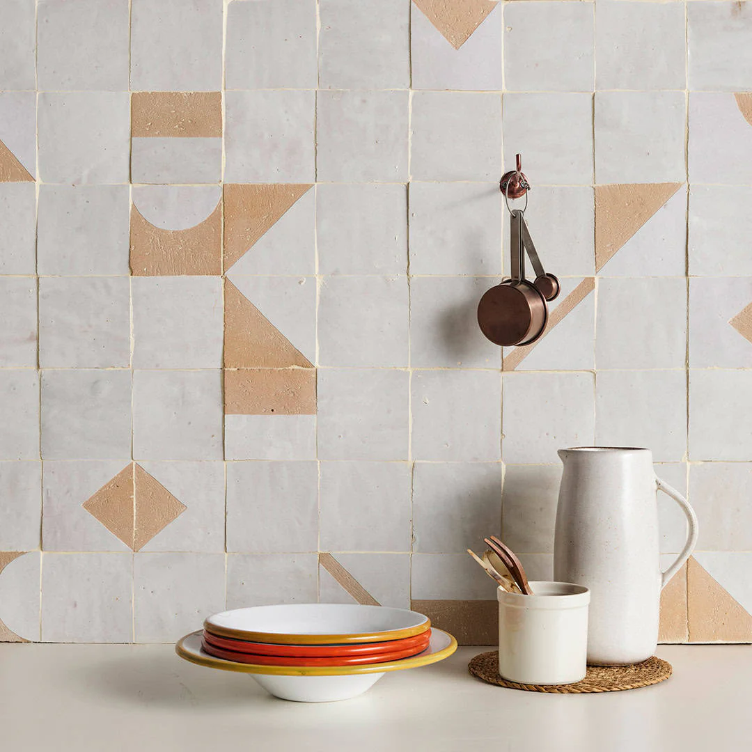 White Patterned Zellige - Image 3